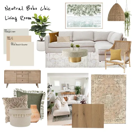 Living Room Neutral Interior Design Mood Board by CreativeContentStudio on Style Sourcebook