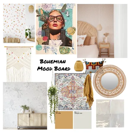 Bohemian Mood Board Interior Design Mood Board by tiaronson on Style Sourcebook