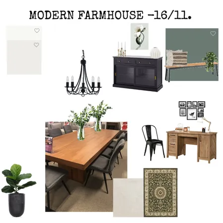 Modern Farmhouse Interior Design Mood Board by Organised Design by Carla on Style Sourcebook