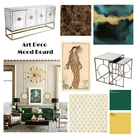 Art Deco Mood Board Interior Design Mood Board by tiaronson on Style Sourcebook