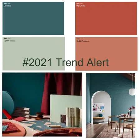 Trend Alert 2021 Dulux Number 2 Interior Design Mood Board by interiorology on Style Sourcebook
