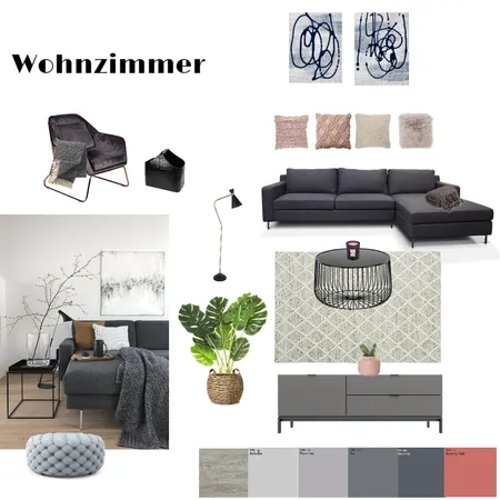 Moodboard Wohnzimmer Interior Design Mood Board by gabyschmid on Style Sourcebook