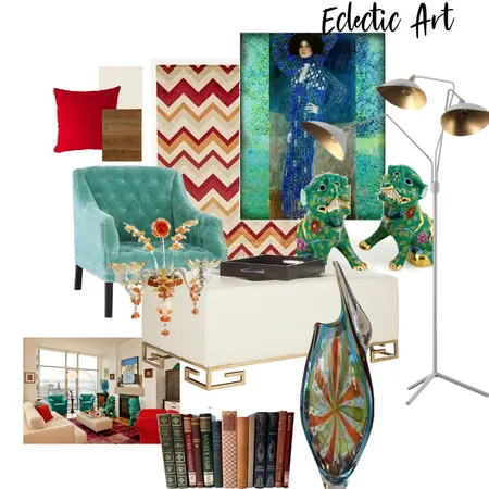 Eclectic Art Interior Design Mood Board by SIAA on Style Sourcebook