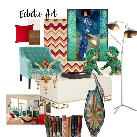 Eclectic Art Interior Design Mood Board by SIAA on Style Sourcebook