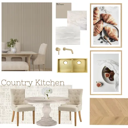 Country Kitchen Luxe Interior Design Mood Board by Olive et Oriel on Style Sourcebook