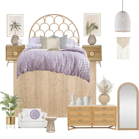 Boho bedroom Interior Design Mood Board by MelissaKW on Style Sourcebook