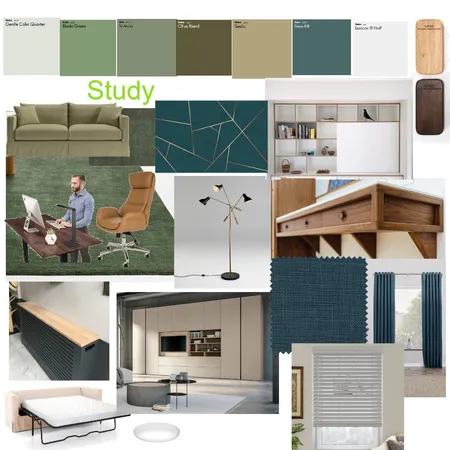 STUDY Interior Design Mood Board by rachna mody on Style Sourcebook