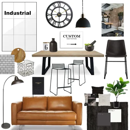 Industrial3 Interior Design Mood Board by SusieQ on Style Sourcebook
