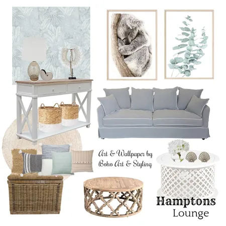 Hamptons Lounge 11 Interior Design Mood Board by Boho Art & Styling on Style Sourcebook