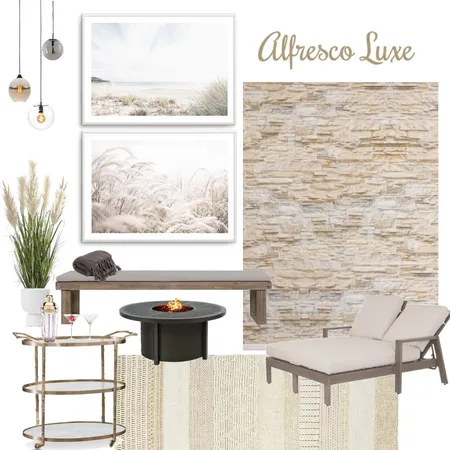 Alfresco Luxe Interior Design Mood Board by Olive et Oriel on Style Sourcebook
