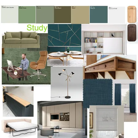 STUDY Interior Design Mood Board by rachna mody on Style Sourcebook
