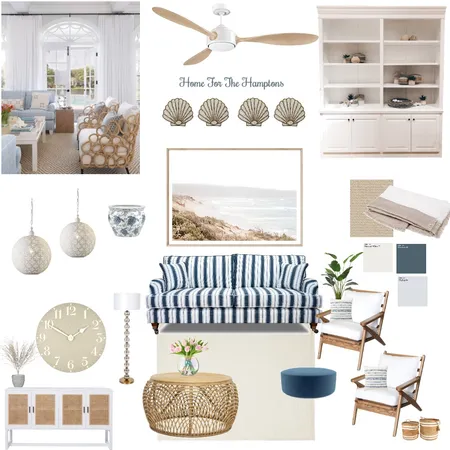 Home For The Hamptons Interior Design Mood Board by designedtobehome on Style Sourcebook
