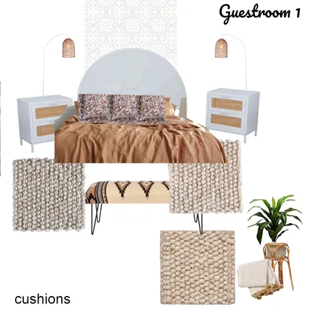 Guestroom 1 Interior Design Mood Board by Sianhatz on Style Sourcebook