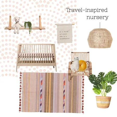 Travel-inspired nursery Interior Design Mood Board by Her Hands on Style Sourcebook