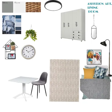ASHKELON APT. LIVING ROOM Interior Design Mood Board by Meda Kuhn on Style Sourcebook