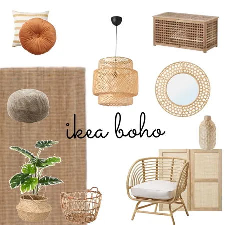 IKEA boho Interior Design Mood Board by bellezza on Style Sourcebook