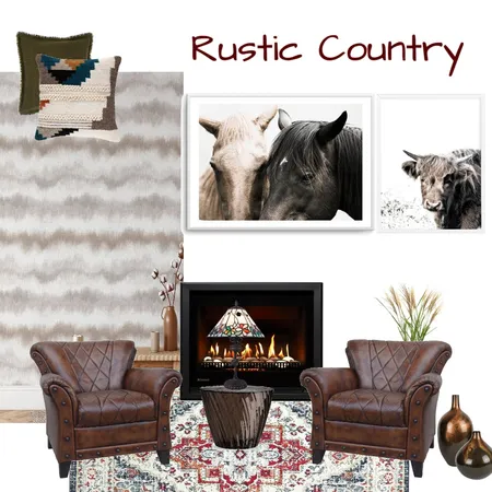 Rustic Country Luxe Interior Design Mood Board by Olive et Oriel on Style Sourcebook