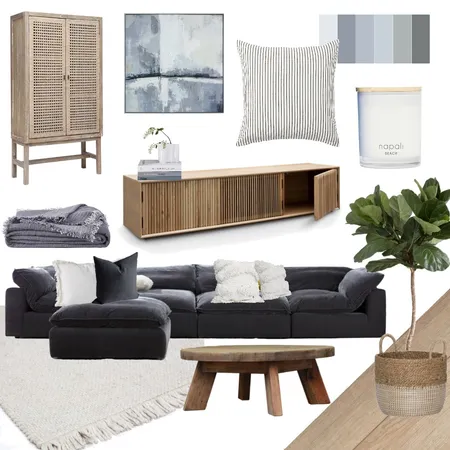 Bruna family room Interior Design Mood Board by Oleander & Finch Interiors on Style Sourcebook