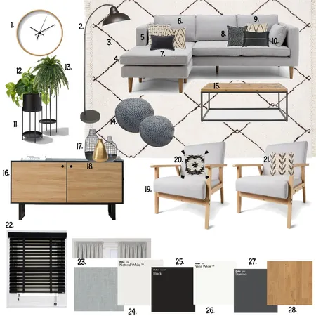 Gregory Living Room Interior Design Mood Board by lydiapayne on Style Sourcebook