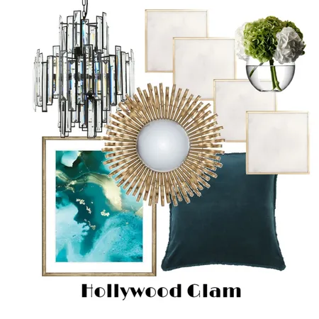 hollywood glam Interior Design Mood Board by evasaunders on Style Sourcebook