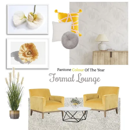 Pantone Colour Of The Year | Formal Lounge Interior Design Mood Board by Olive et Oriel on Style Sourcebook