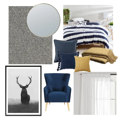 Bedroom 1 Interior Design Mood Board by Rebecca.gray1 on Style Sourcebook