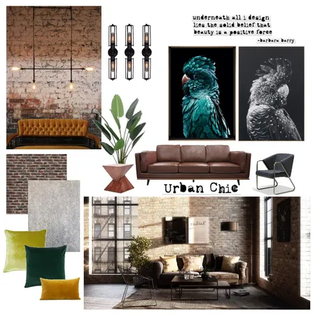 //urban chic Interior Design Mood Board by Denise Widjaja on Style Sourcebook