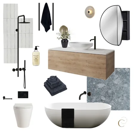 Omvivo X Milli Bathroom Interior Design Mood Board by Courtney Breen on Style Sourcebook