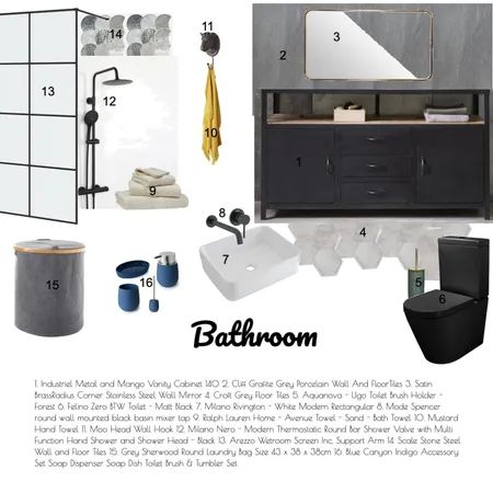 Bathroom Interior Design Mood Board by silver_hazel on Style Sourcebook