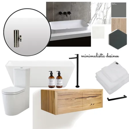 modern bathroom Interior Design Mood Board by beata zwolan on Style Sourcebook