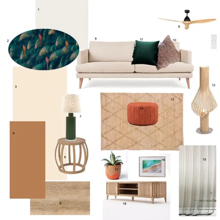 Module 8 Living Room Interior Design Mood Board by Willoy on Style Sourcebook