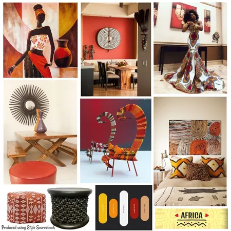 Africa Interior Design Mood Board by Janine Lee on Style Sourcebook