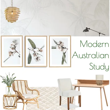 Modern Australian Study Interior Design Mood Board by Olive et Oriel on Style Sourcebook