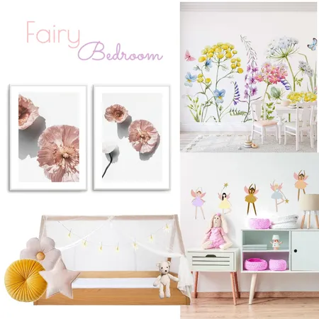 Pretty Fairy Bedroom Interior Design Mood Board by Olive et Oriel on Style Sourcebook