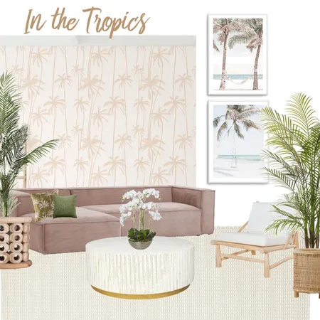 Tropical Luxe Interior Design Mood Board by Olive et Oriel on Style Sourcebook