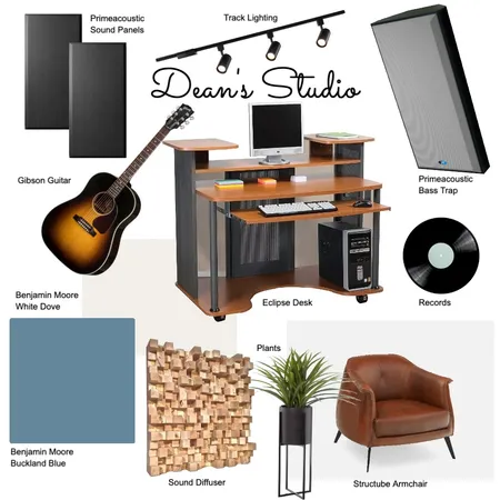 Dean's Studio Interior Design Mood Board by shannonmacnaughton@live.com on Style Sourcebook