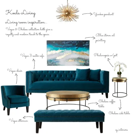 living room koala Interior Design Mood Board by sginteriors on Style Sourcebook