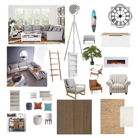 Living Family Room Interior Design Mood Board by rupi on Style Sourcebook