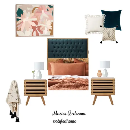 Emily's Master Bedroom Interior Design Mood Board by Styleahome on Style Sourcebook