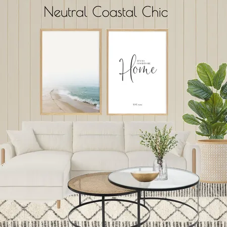 Neutral Coastal Chic Interior Design Mood Board by Olive et Oriel on Style Sourcebook