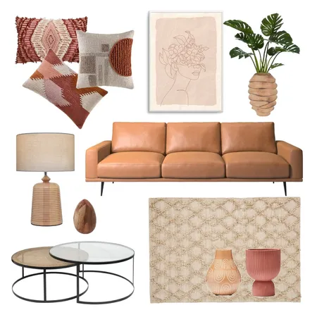 Earthy lounge Interior Design Mood Board by georgiamurphy on Style Sourcebook