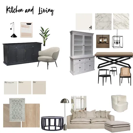 Modern Hampton Living Interior Design Mood Board by kk.house on Style Sourcebook