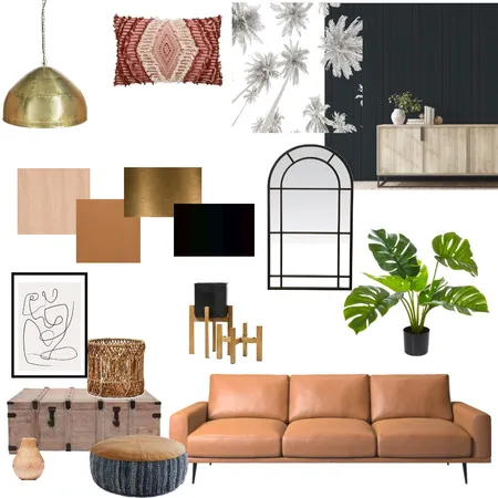 Mid Century Interior Design Mood Board by Stickles on Style Sourcebook