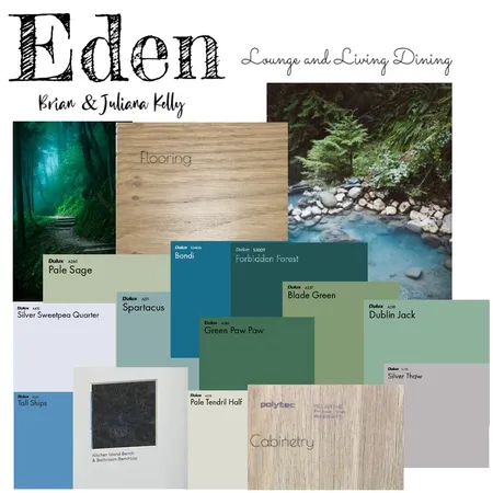 EDEN Lounge /Living 1 Interior Design Mood Board by Colette on Style Sourcebook