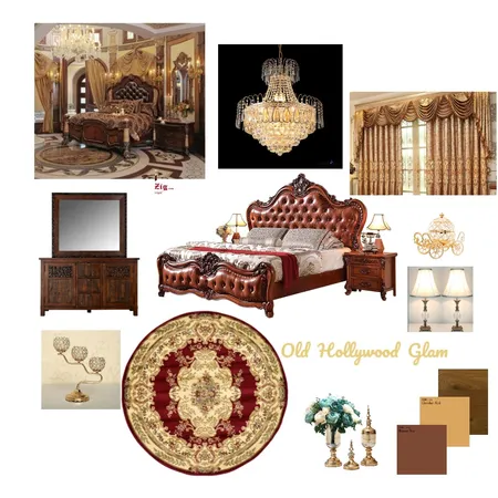 Hollywood Glam Interior Design Mood Board by priyanka.vaisakh on Style Sourcebook
