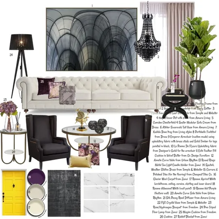 Luxe Living Interior Design Mood Board by IceCastleInteriors on Style Sourcebook