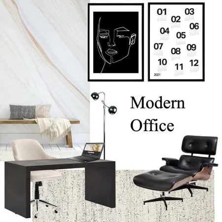 Modern Office Interior Design Mood Board by Olive et Oriel on Style Sourcebook