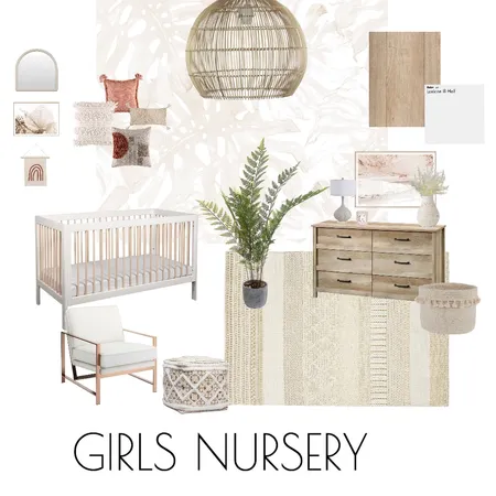GIRLS NURSERY Interior Design Mood Board by clairedana17 on Style Sourcebook