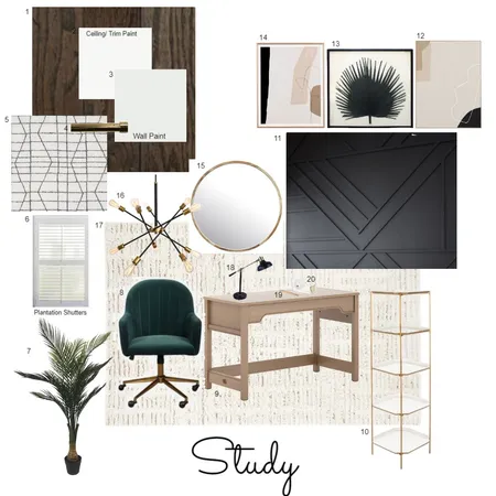 Study Sample Board Interior Design Mood Board by amandakayedesigns on Style Sourcebook