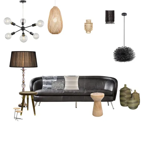 black Interior Design Mood Board by the decorholic on Style Sourcebook